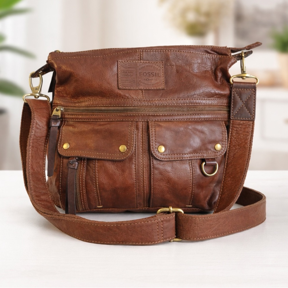 Fossil Vintage Leather Morgan Bag